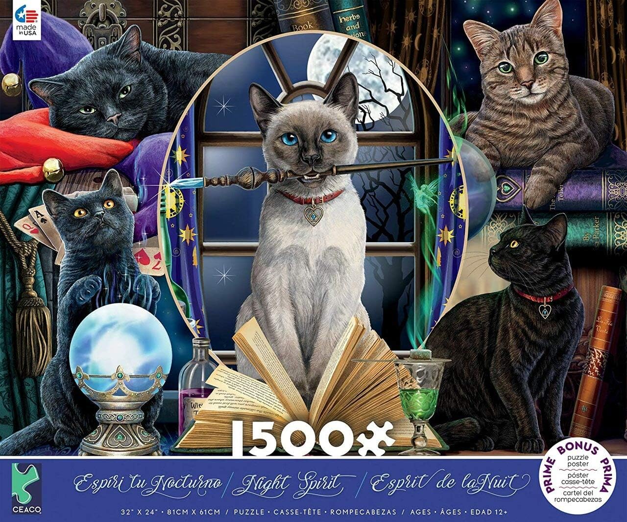 Ceaco - Spell Cats - 1500 Piece Jigsaw Puzzle