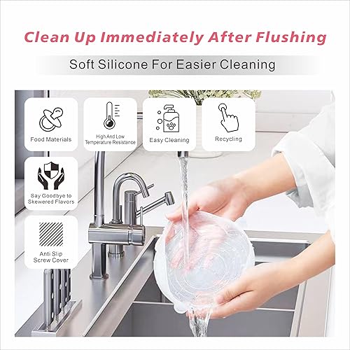 Miniatura 8 de Juego de 14 piezas de silicona cuadrada circular a prueba de polvo y cubierta fresca, para cocina y hogar, sellado de microondas y película de