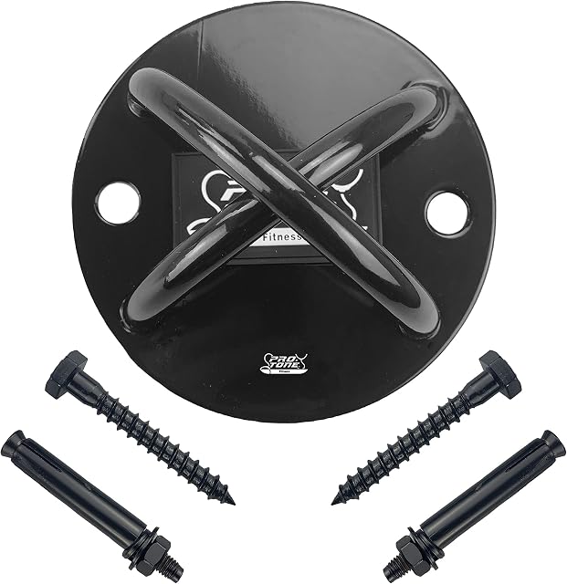 PROTONE suspension strap trainer wall/ceiling mount for use with suspension strap trainer/resistance bands/bodyweight strength training