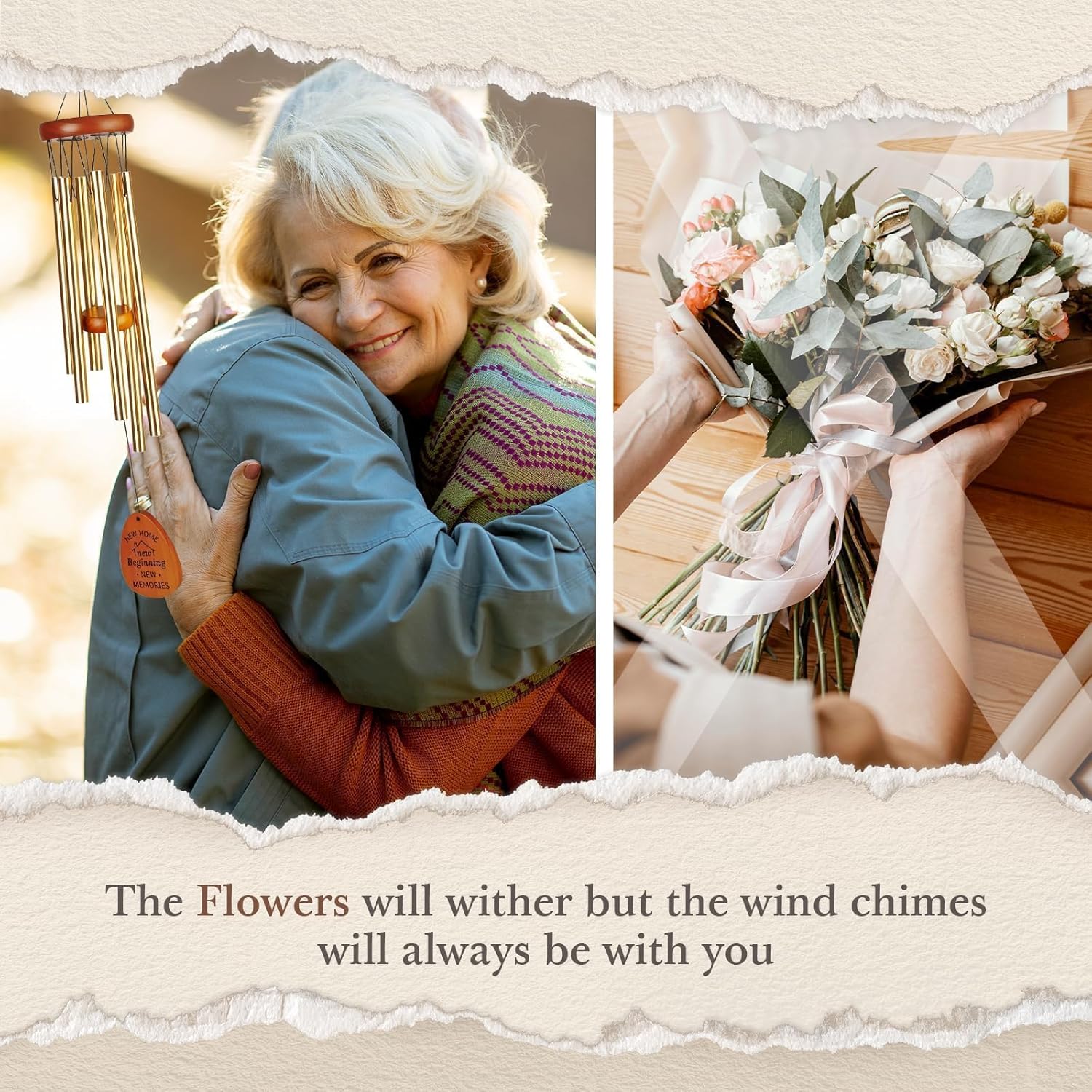 SteadStyle Retirement Gifts Wind Chime, Retirement Gift for Woman Men, Happy Retirement Gifts for Coworker, Nurse, Veterans, Teacher, Boss - Image 3