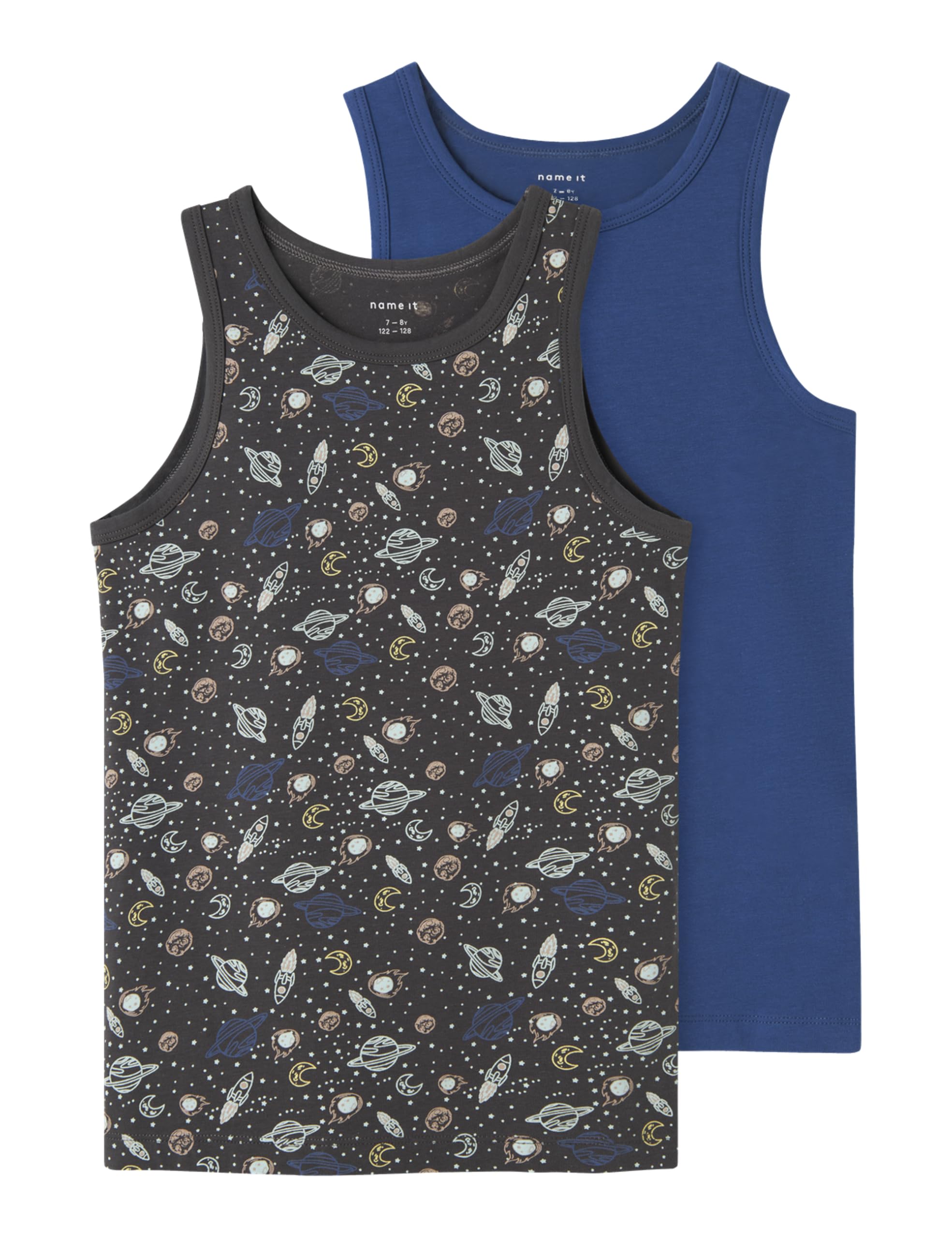Chłopięcy Nkmtank Top 2P Iron Space Noos (2 sztuki), Forged Iron, numeric_122