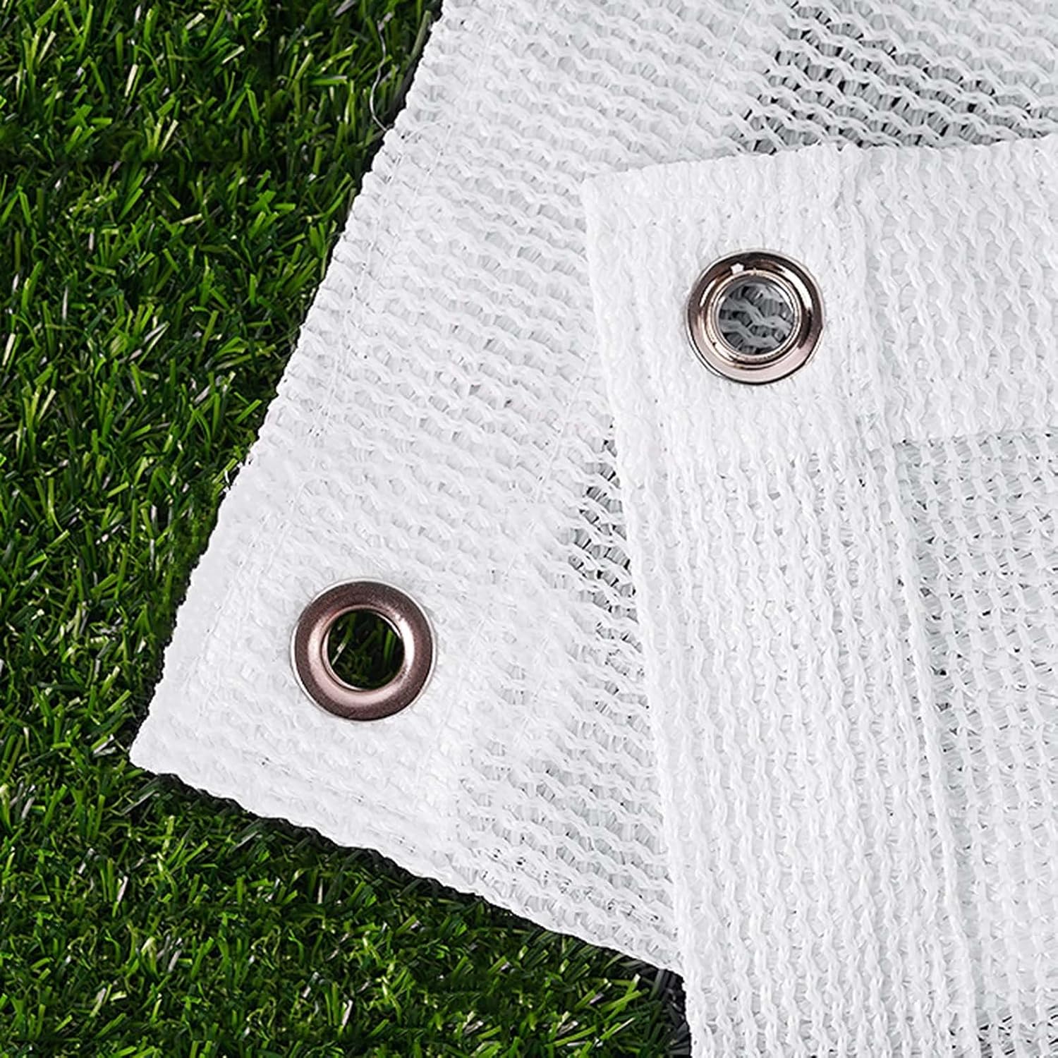 Shade Net White with Grommets,Sunblock Shade Cloth Shade Mesh,Shade Sail,Breathable Shade Netting,Sunscreen Fabric,Shading Net for Greenhouse Plant Garden Pergola Patio,White-2x3m(6.6 * 9.8ft)