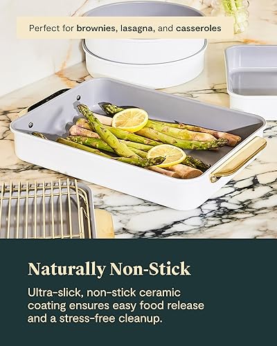 Caraway Nonstick Rectangle Baking Pan Set - Thumbnail 3
