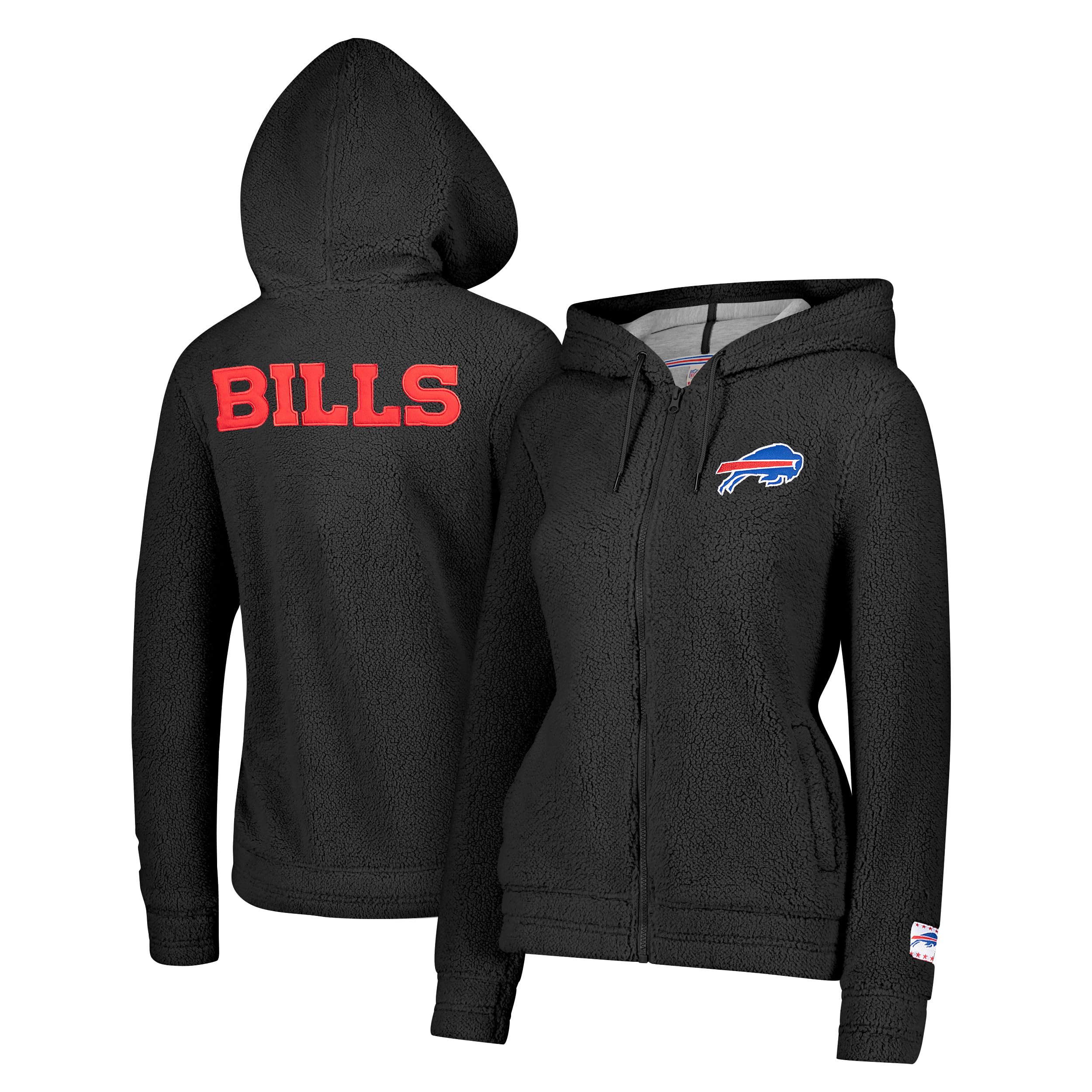 Soft Sherpa Hoodie Jacket with Full Zip for Women by Ultra Game