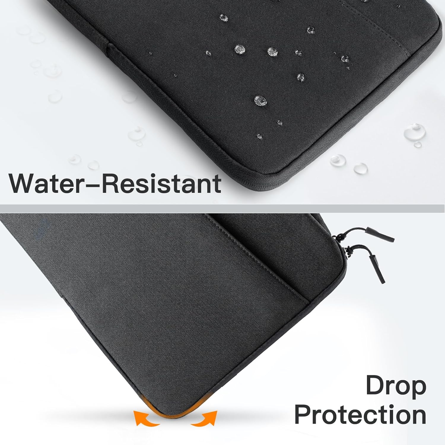 JETech Laptop Sleeve for 13-14Inch MacBook Air/Pro (M5/M4/M3/M2/M1,2020-2025), Waterproof Bag with Portable Handle and Pocket - Image 5