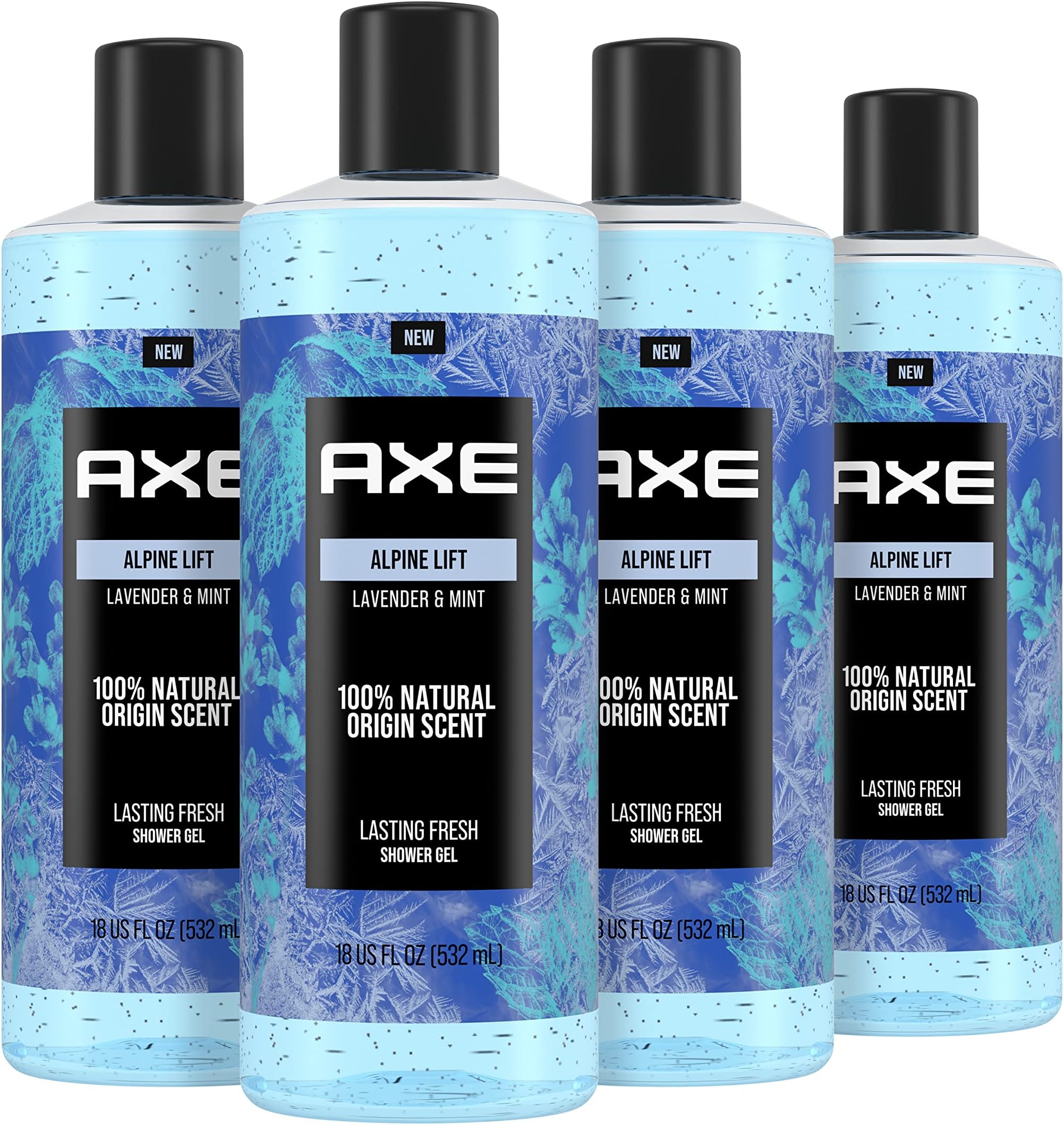AXE Phoenix Body Wash for Men 16 Fl Oz (Pack of 4