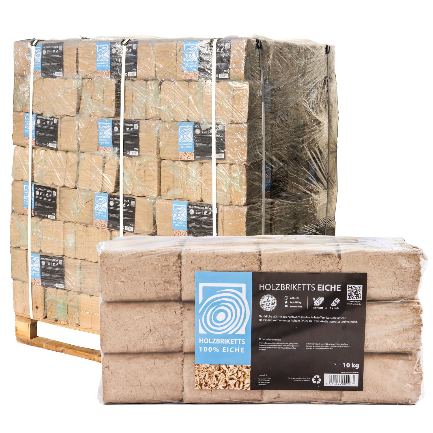 Bricchette Di Legno RUF - 90kg Di Abete E Pino Per Stufe E Camini | Alta Qualità - Foto 6