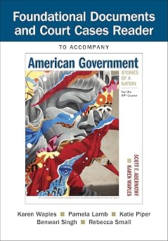 Document Reader for American Government Stories of a Nation For the AP Course