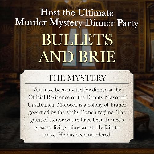 Miniatura 2 de Fiesta de Misterio de Asesinato, Balas y Brie, para Edades 18+