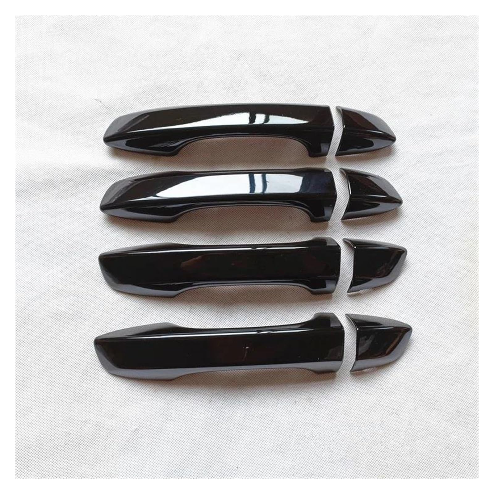 SLIMES Car Trim Exterior Door Handles Bowl Cover Protection Sticker Accessories for Tiguan MK2 2017-2023 R Line Protection(Black)