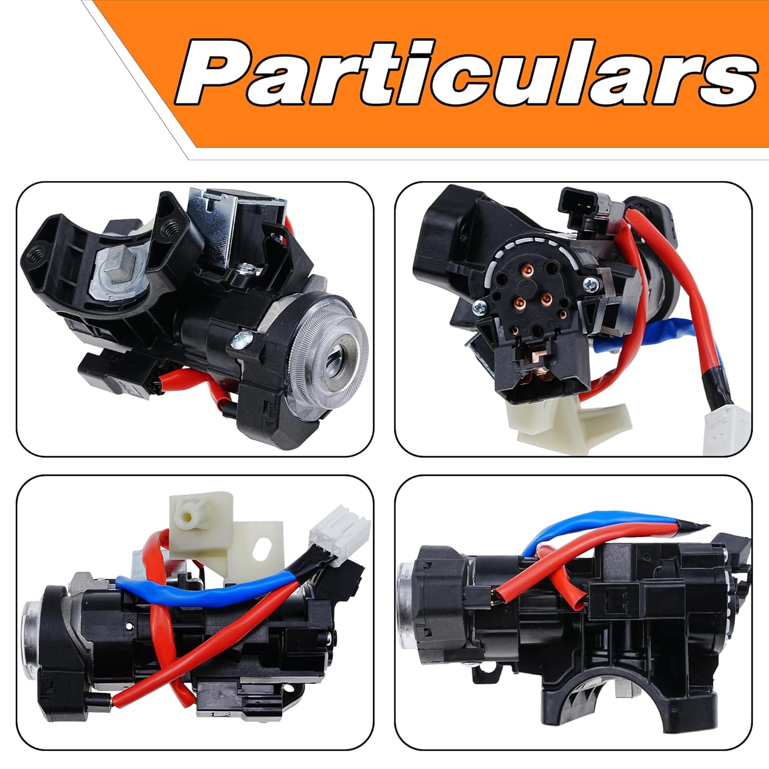 81905-F2230 Ignition Switch Assembly Compatible with 2017-2020 Hyundai Elantra Ignition Lock Switch Cylinder Assembly with 2 Keys Replace# 81905F2230