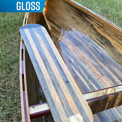 Miniatura 8 de TotalBoat Gleam Marine Spar - Barniz brillante y satinado para madera, barcos y muebles de exterior