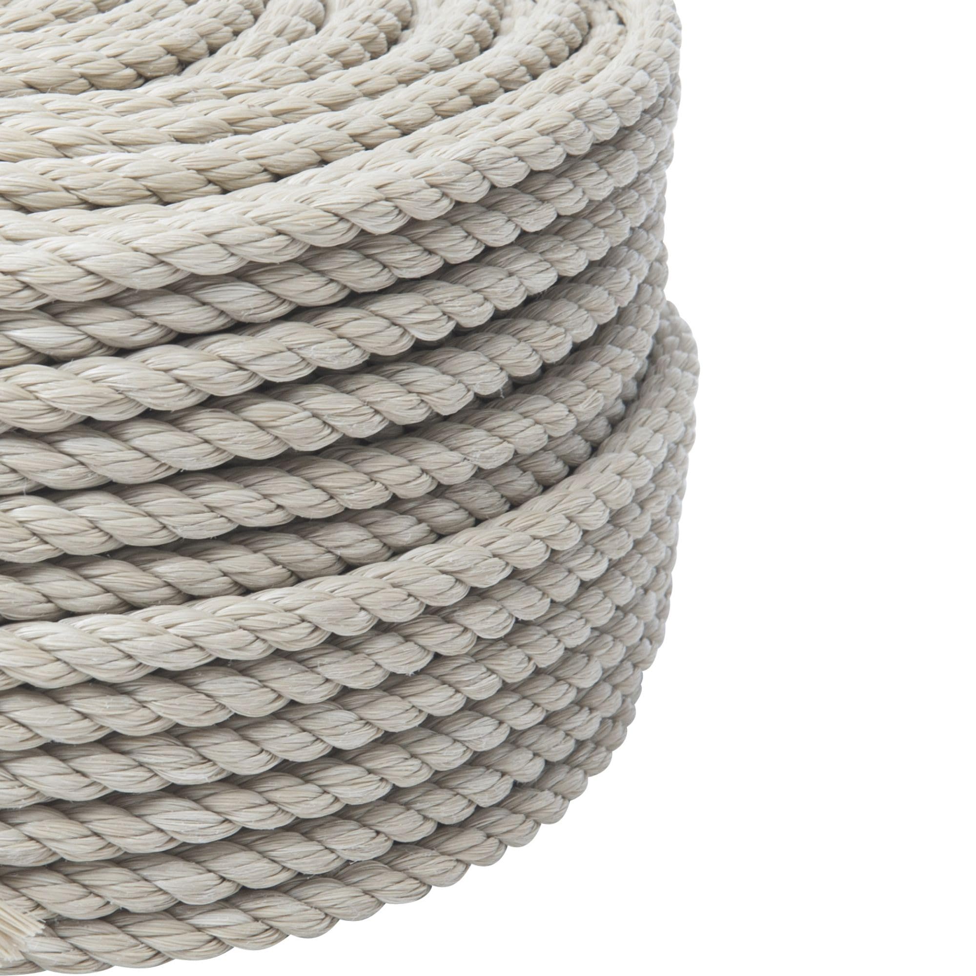 Corde beige 100 mètres WERKA PRO Ø 8 mm (résistance ± 1000 kg)