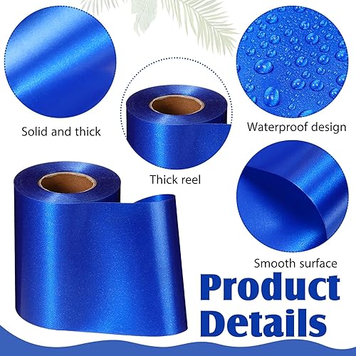 Miniatura 10 de Cinta impermeable de poliéster y satén para decoración de manualidades con diseño de hojas de Aspidistra Ti, Navidad, vacaciones, decoración al aire