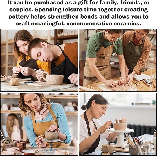 Miniatura 3 de PINVNBY Natural Terra Cotta - Arcilla de cerámica autoendurecible  Arcilla para hornear de bajo fuego de 11 libras para adultos, clase de arte,