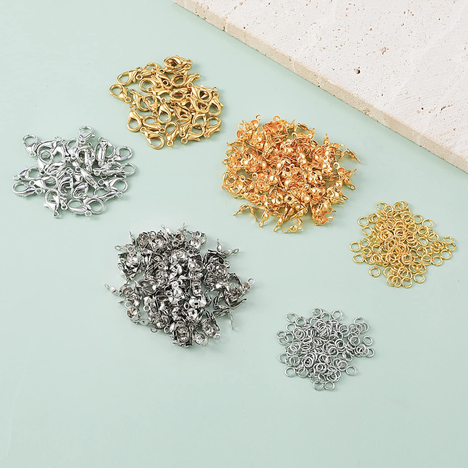 Kit Fabrication Bijoux - 300 Pièces (fermoirs Et Anneaux