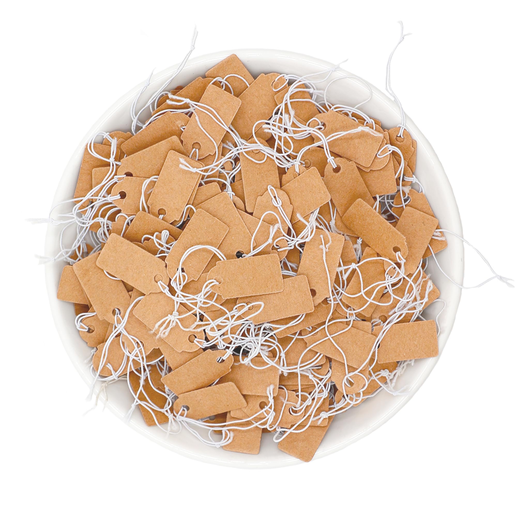 200 Stück Preisschilder, Geschenkanhänger Kraftpapier Anhäng