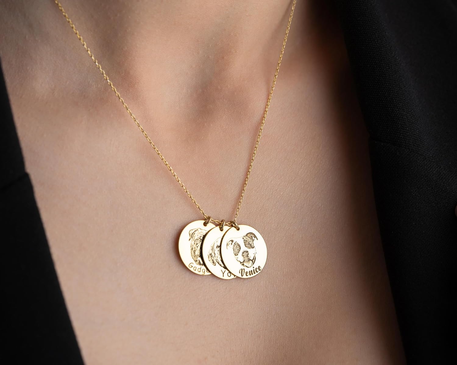 Dog Memorial Necklace for Women, Sterling Silver Paw Necklace with Custom Name, Pet Remembrance Jewelry, Paw Necklace, Personalized Necklace - Image 4