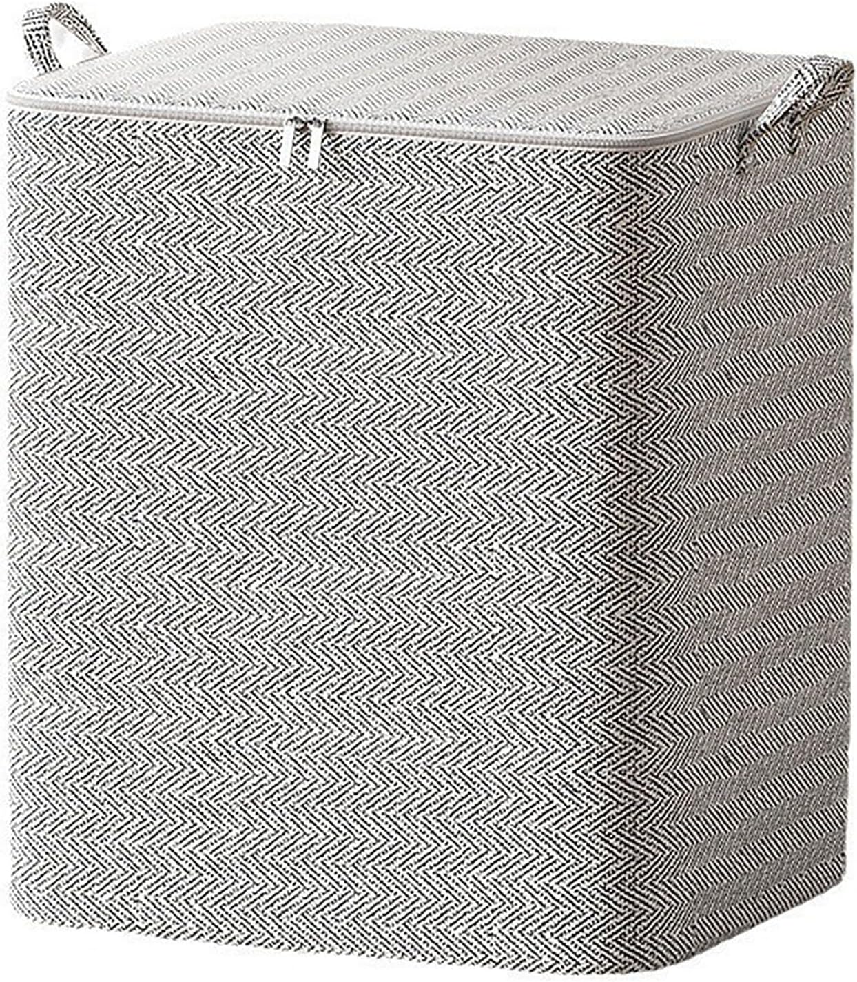 Clothes Storage Bags, Non-Woven Zipper Storage Bags Space, Large Capacity Closet Organizers and Storage Bins, for Blanket Clothing Bedding, Toy Containers Ches,Large