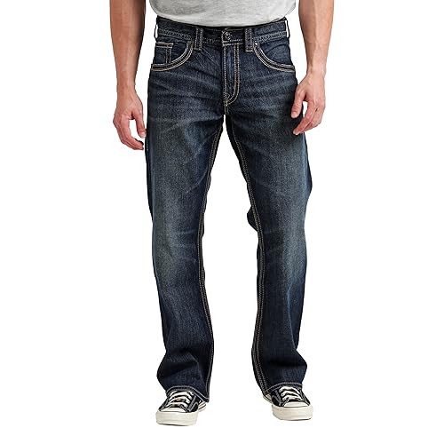 Silver Jeans Co. Men's Gordie Relaxed Fit Straight Leg Jeans