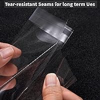 Vista 5 de 200 bolsas de celofán transparentes con autocierre adhesivo de 0.001 pulgadas, de plástico OPP para galletas horneadas y útiles para fiestas como