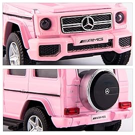 TGRCM-CZ 1/36 Scale G63 Casting Car Model, Zinc Alloy G Wagon Toy Car for Kids, Pull Back Vehicles Toy Car for Toddlers Kids Boys Girls Gift (Black)