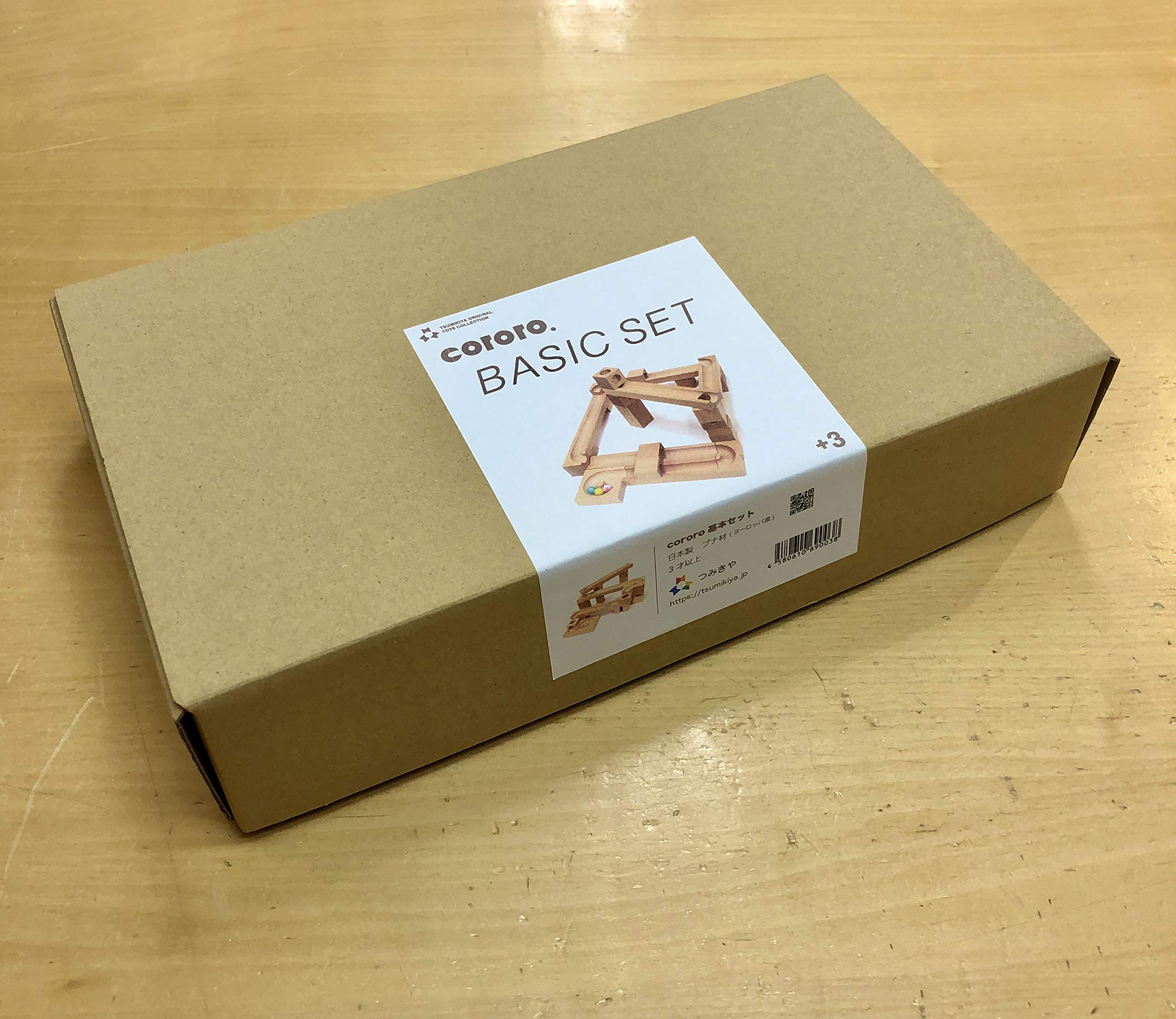 つみきや コロロ cororo 基本セットとプラスチックボール3つ、説明書付き つみきや コロロ cororo 基本セットとプラスチックボール3つ