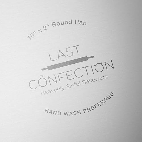 Miniatura 5 de Last Confection Molde Redondo de Aluminio para Pastel Utensilios Profesionales para Hornear (varios tamaños), Plateado