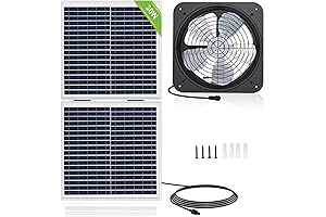 ECO-WORTHY 25W Solar Powered Attic Ventilator for Comprehensive Cooling