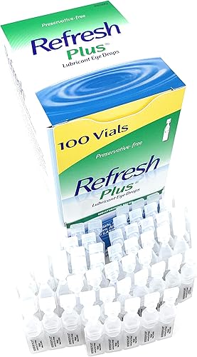 Refresh Plus Allergan gotas lubricantes de ojos frascos de uso único paquete de 1 100 unidades