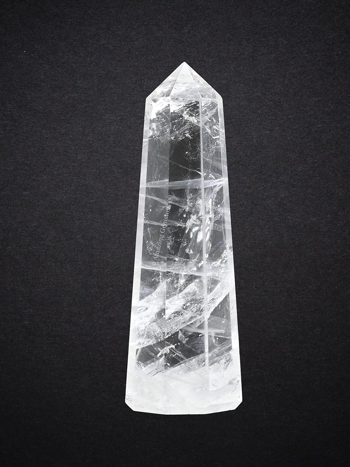 Amazing Gemstone Clear Quartz Crystal Towers ~ Natural Healing Crystal Point Obelisk for Reiki Healing and Crystal Grid (2" to 3" INCH)