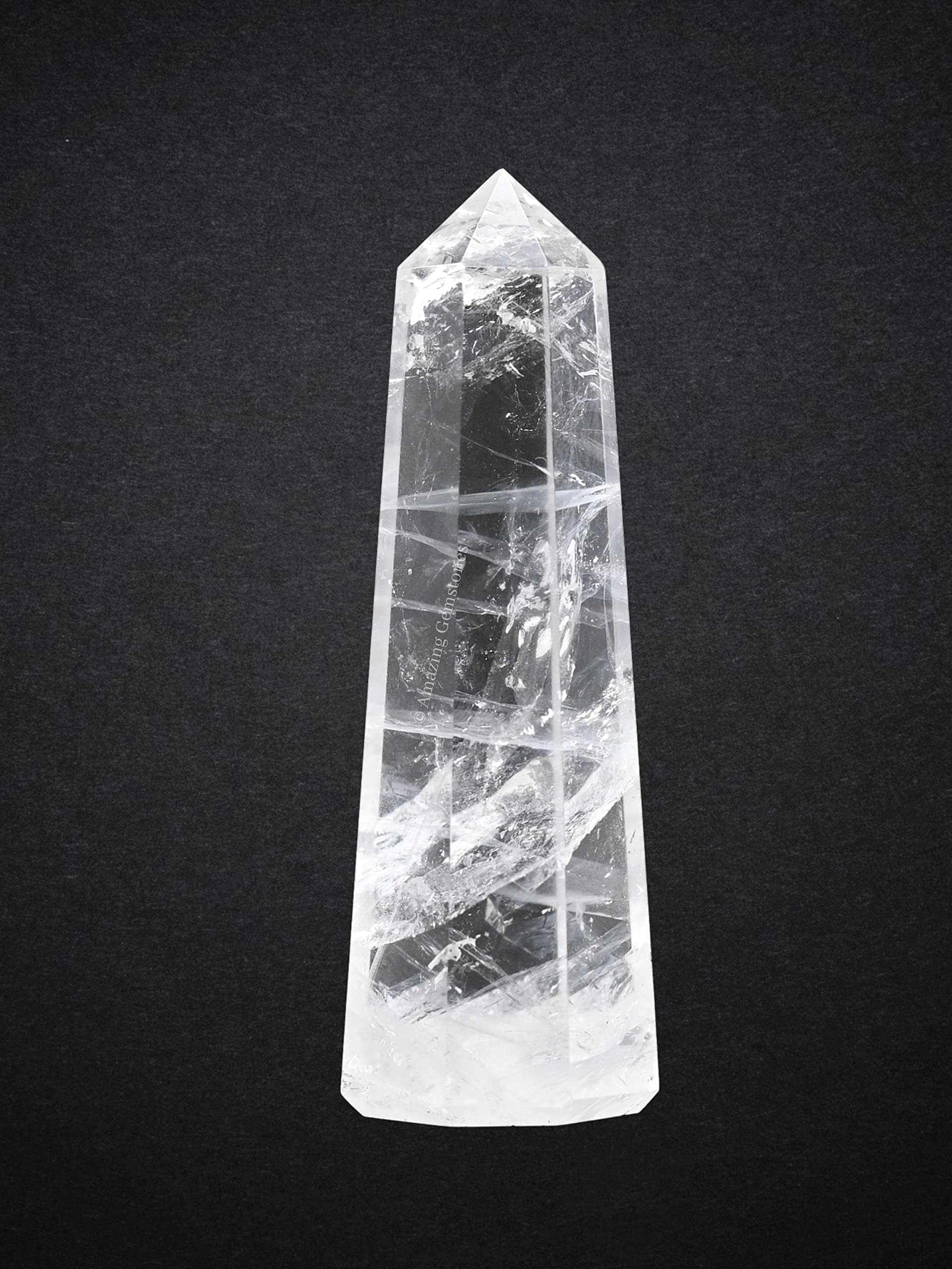 Clear Quartz Crystal Towers ~ Natural Healing Crystal Point Obelisk for Reiki Healing and Crystal Grid (2" to 3" INCH)