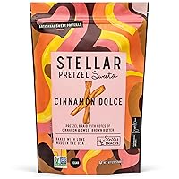 Vista 9 de Stellar Snacks Trenzas de pretzel, Maui Monk, bolsa de 12 onzas, vegano, kosher, varillas sin OMG, giros, palitos