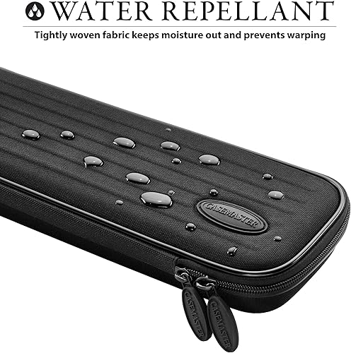 Miniatura 4 de Casemaster Parallax - Estuche para taco de billarbillar 600D Oxford de poliéster pesado e interior acolchado, capacidad para 1 taco completo de 2