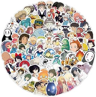 Cute Cartoon Anime Stickers for Kids- 100PCS Japanese Style Anime Stickers for Laptop,Water Bottle,Skateboard,Refrigerator,Hydro Flasks Decal,Waterproof Vinyl Decal for Adults,Teens