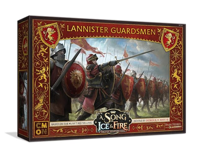Cool Mini or Not - Una canción de Hielo y Fuego: expansión Lannister Guardsmen - Juego en Miniatura