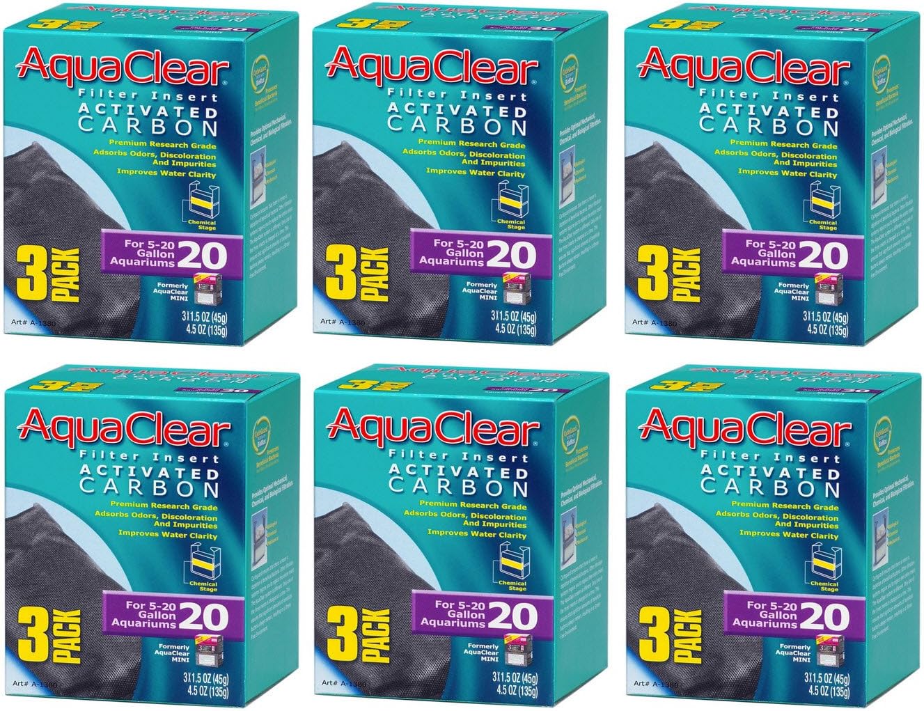 Aquaclear Activated Carbon Insert, 20Gallon Aquariums, by Aqua Clear Amazon.co.uk Pet Supplies