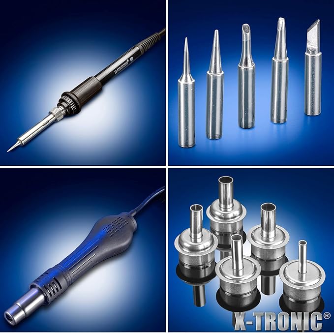 Estación de Soldadura 2 en 1 con Soplador de Aire Caliente 1 miniatura 5