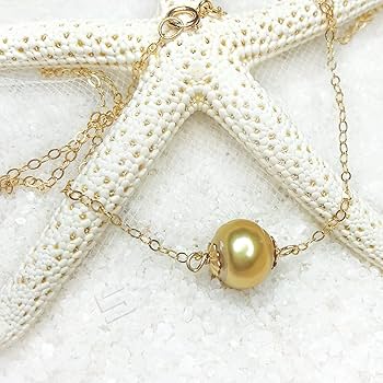 Amazon.com: Genuine South Sea Pearl Choker, Saltwater Golden Amazon.com: Genuine South Sea Pearl Choker, Saltwater Golden