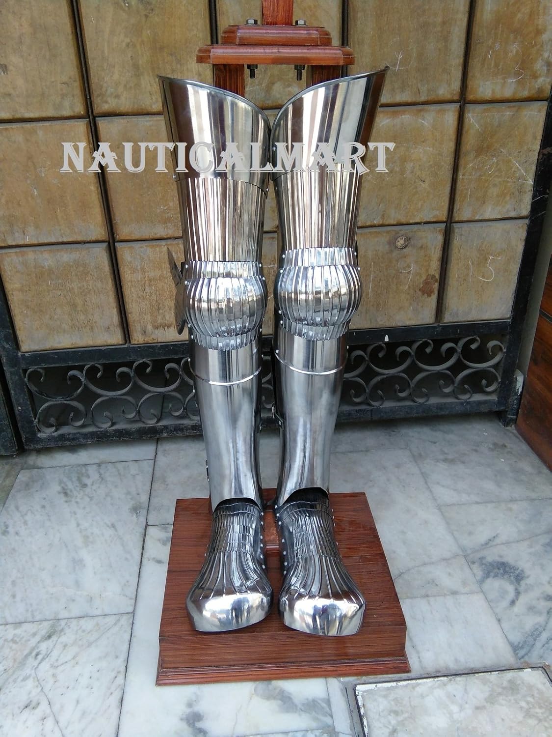 NauticalMart Medieval Reenactment Wearable Full Leg Armor