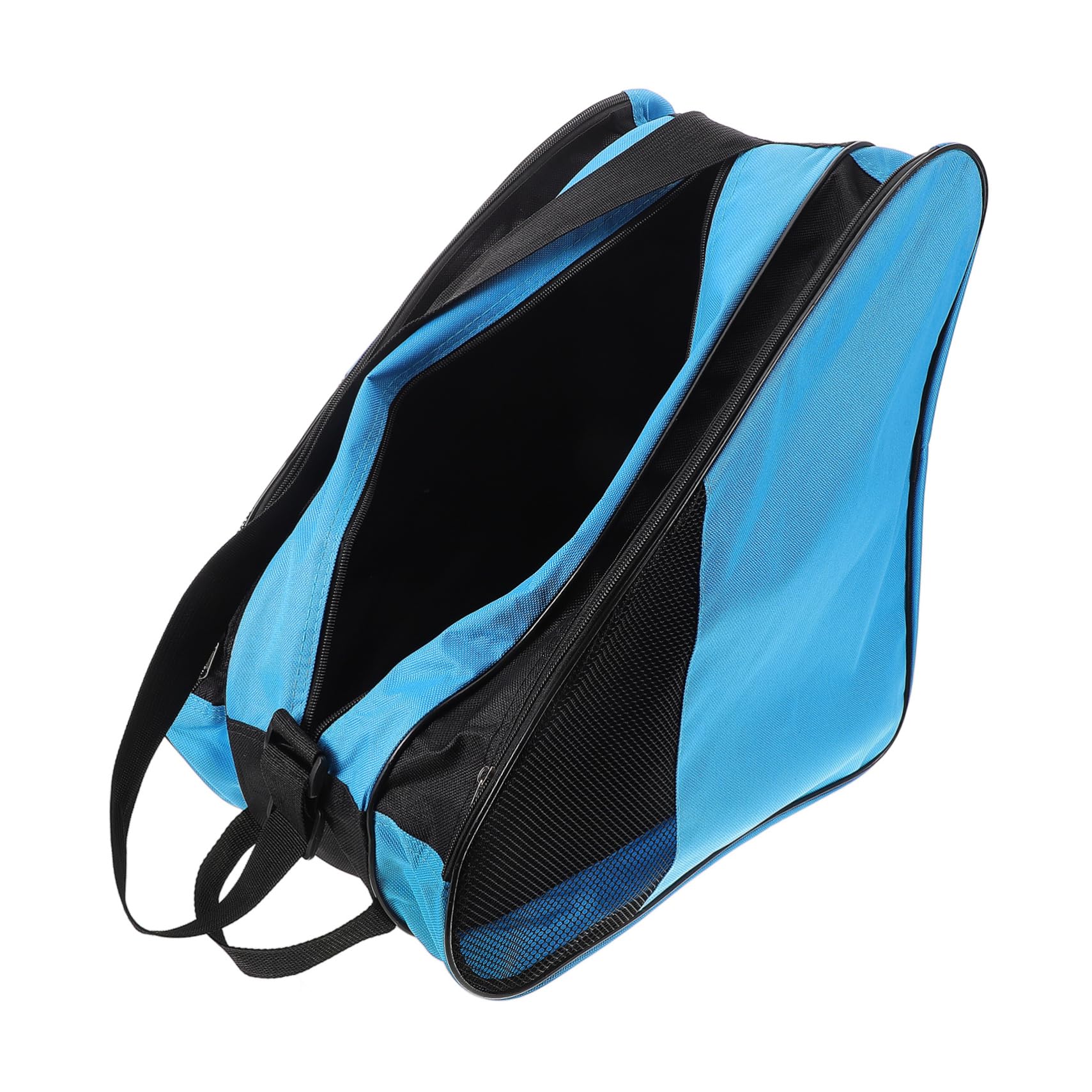 borsa per pattinaggio a rotelle borsa per il trasporto del borsa da skate organizzatore di pattini a rotelle borsa per scarpe da skate portarulli Panno Oxford Blue
