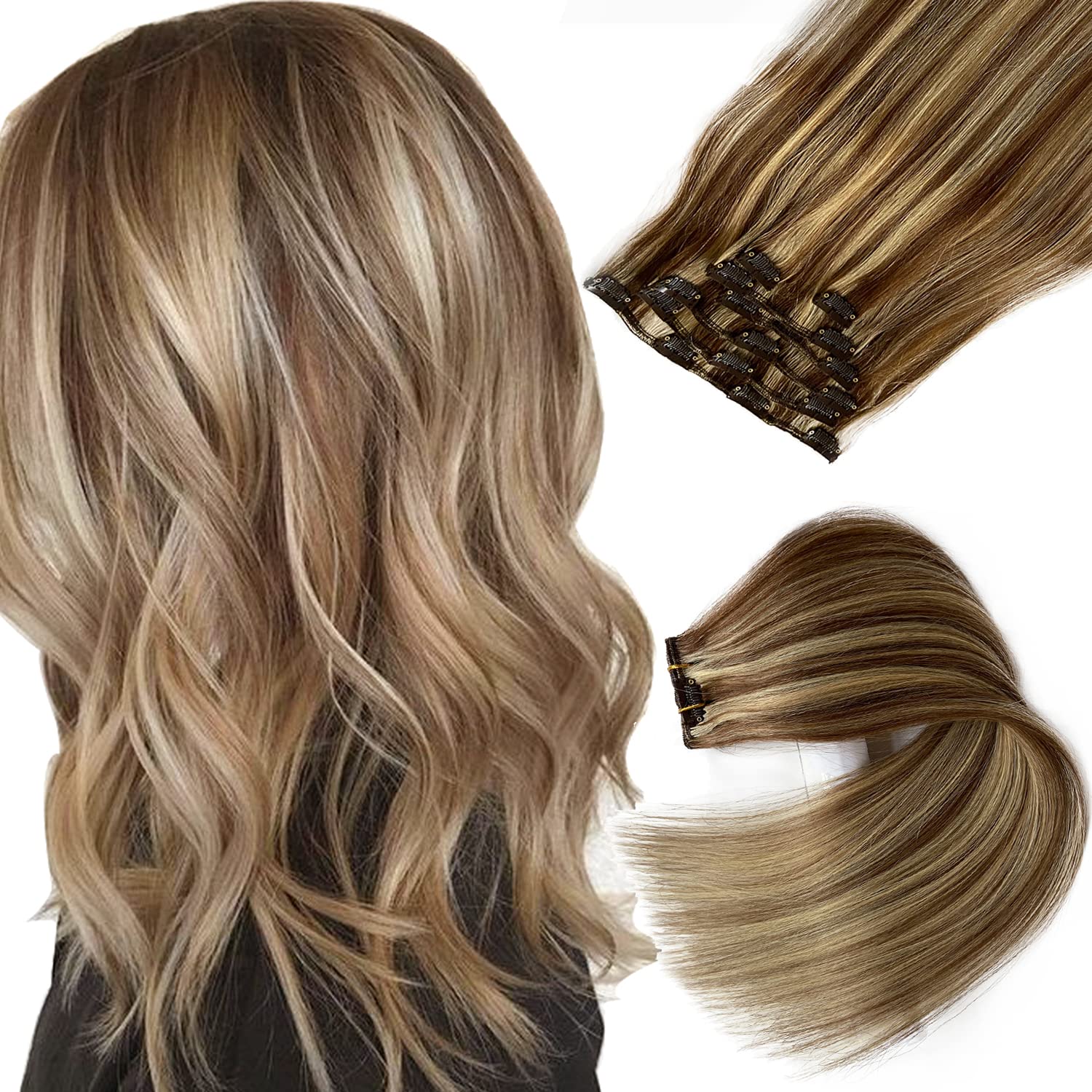 Clip in hair extensions highlights Clearance