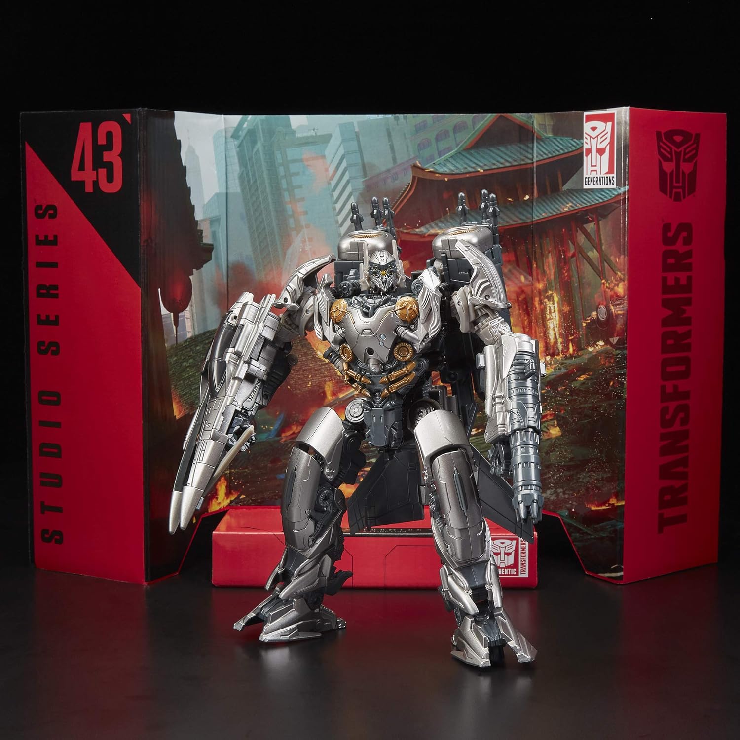 Transformers Toys Studio Series 43 Voyager Class Age of Extinction Movie KSI Boss Action Figure - Ages 8 and Up, 6.5-inch