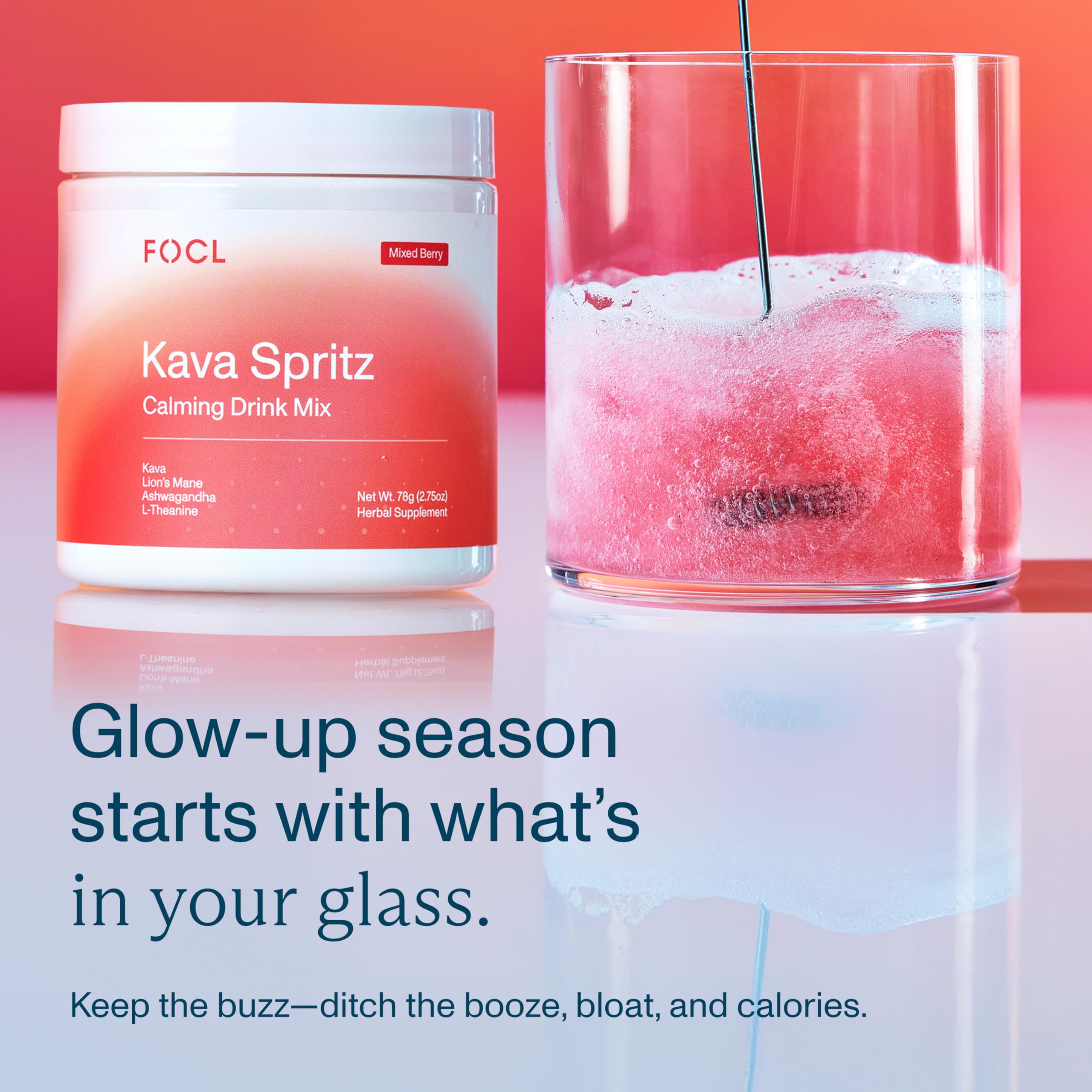 FOCL Instant Kava Drink Mix - Non-Alcoholic, Mixed Berry, 30 Servings — Amazon image 7