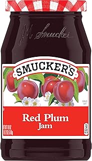 Smucker's Red Plum Jam, 18 Ounces (Pack of 6)