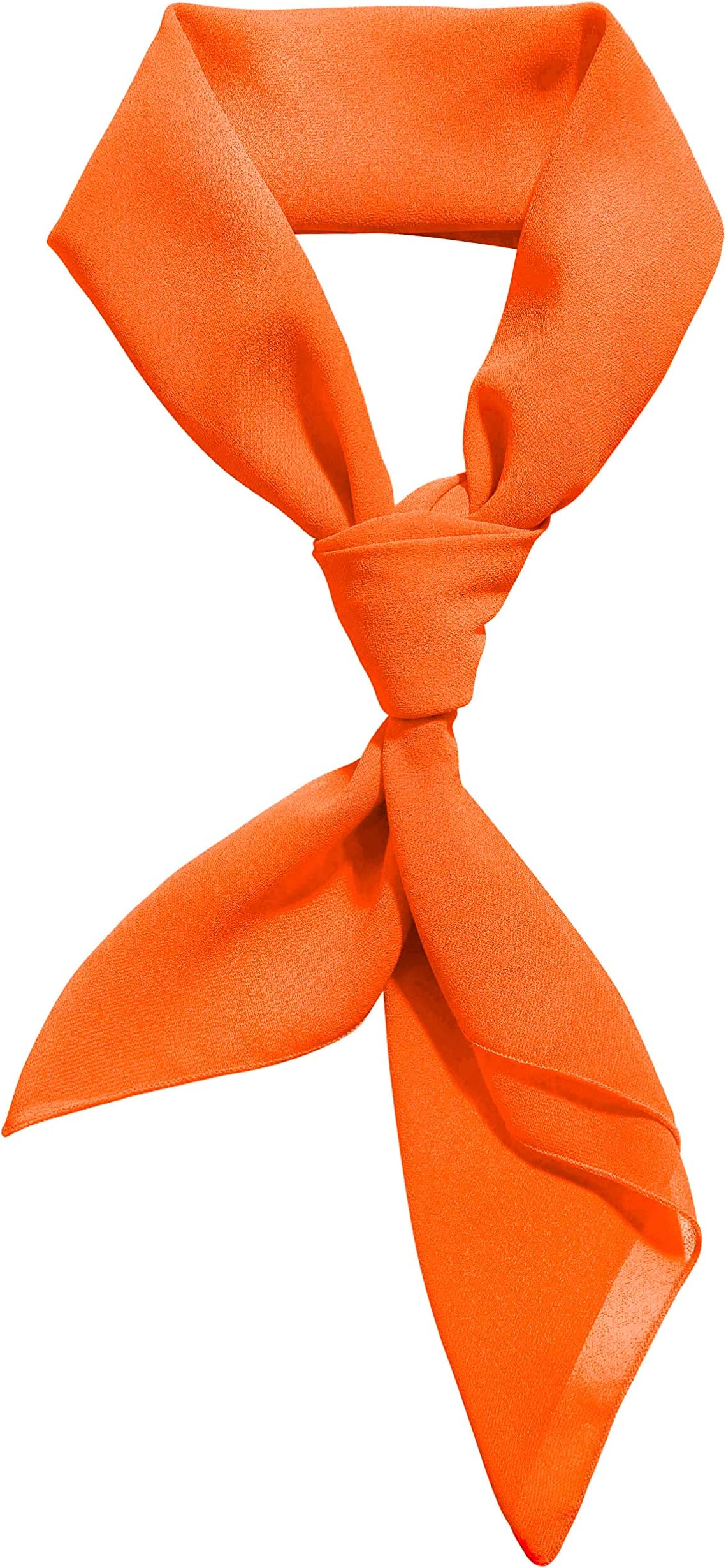 Fred Jones Costume Scooby Doo Adult Orange Scarf Ascot Bandana Neck Scarf for Women Men