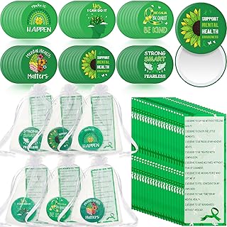 Qunclay 48 juegos de mini espejos de concient...