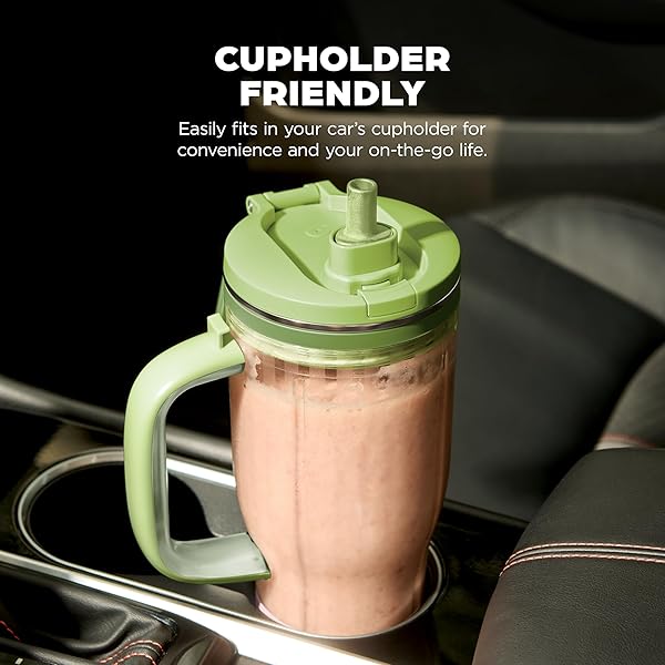 Ninja BlendBOSS | Personal Smoothie Tumbler | 26oz Travel Tumbler w/Leakproof Lid, Detachable Straw & Integrated Chug Spout | Dishwasher Safe & BPA Free | Watermelon Bubble Gum | XSKDB326LSGN| 2025 - 5