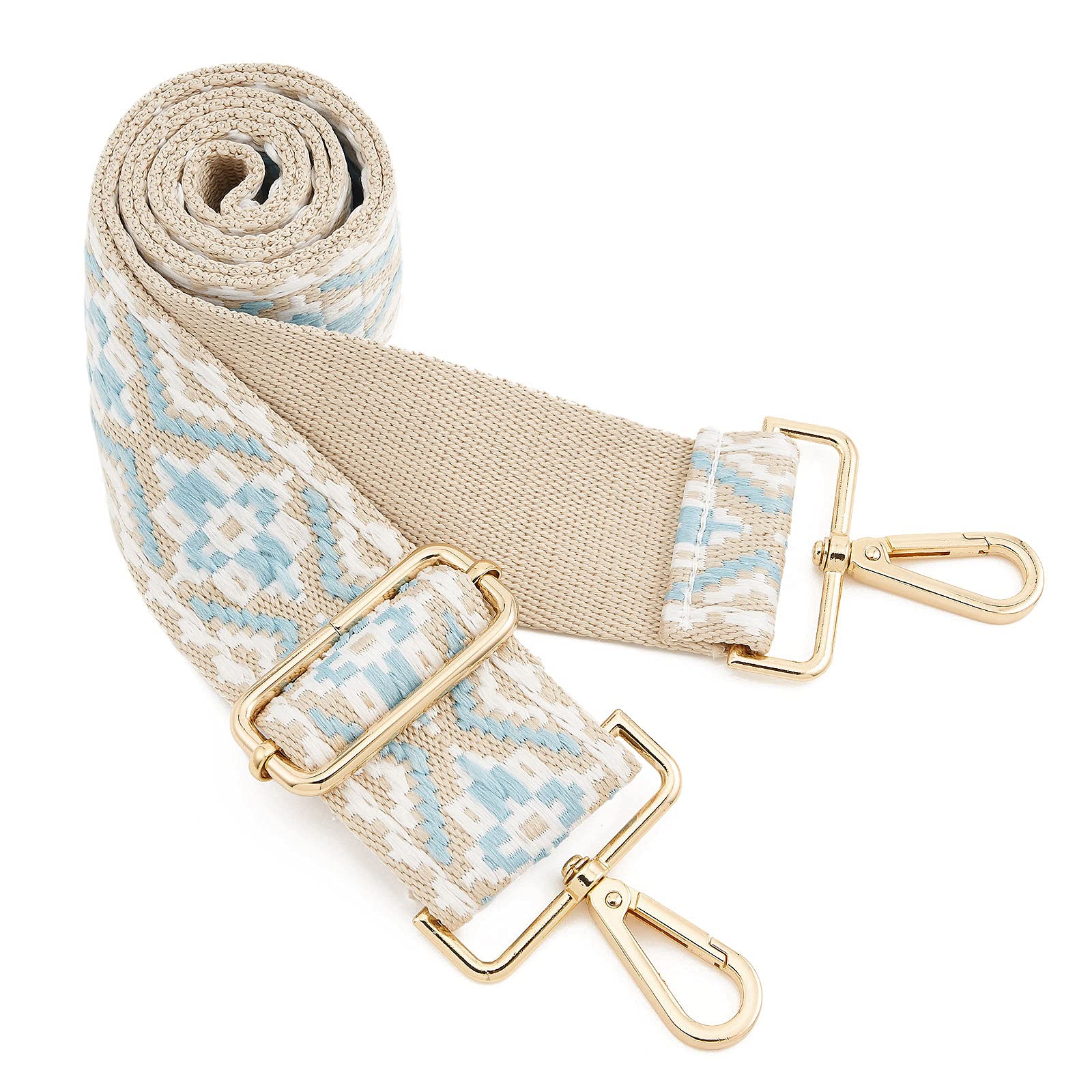 ZOOEASS Wide Shoulder Strap Adjustable Replacement Belt Crossbody Canvas Bag Handbag