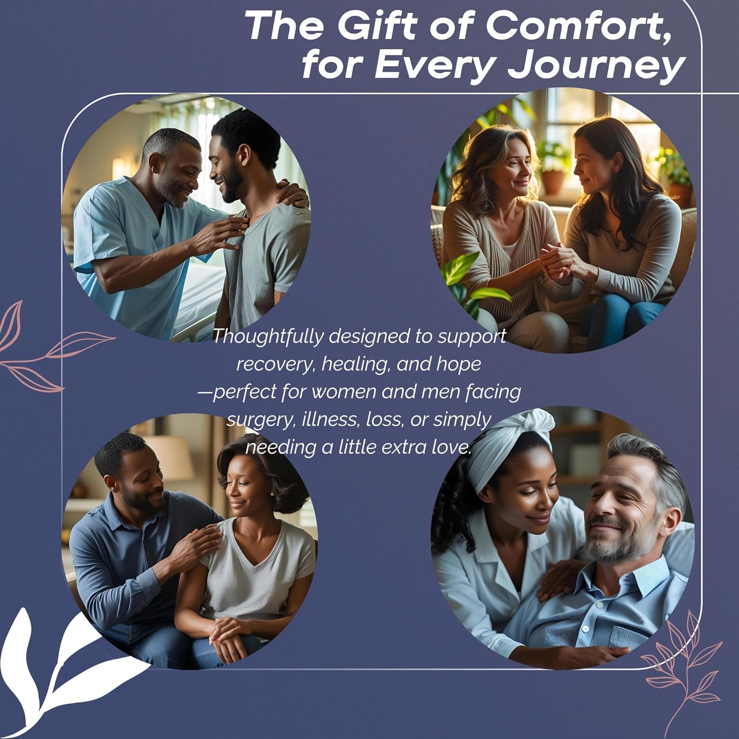 Get Well Gifts For Women Get Well Soon Gift Basket Men, Cancer Care Package Surgery Recovery Gifts Hug Blanket For Patient Chemo Gifts Feel Better Gifts For Women Encouragement Gifts For Men - Image 6